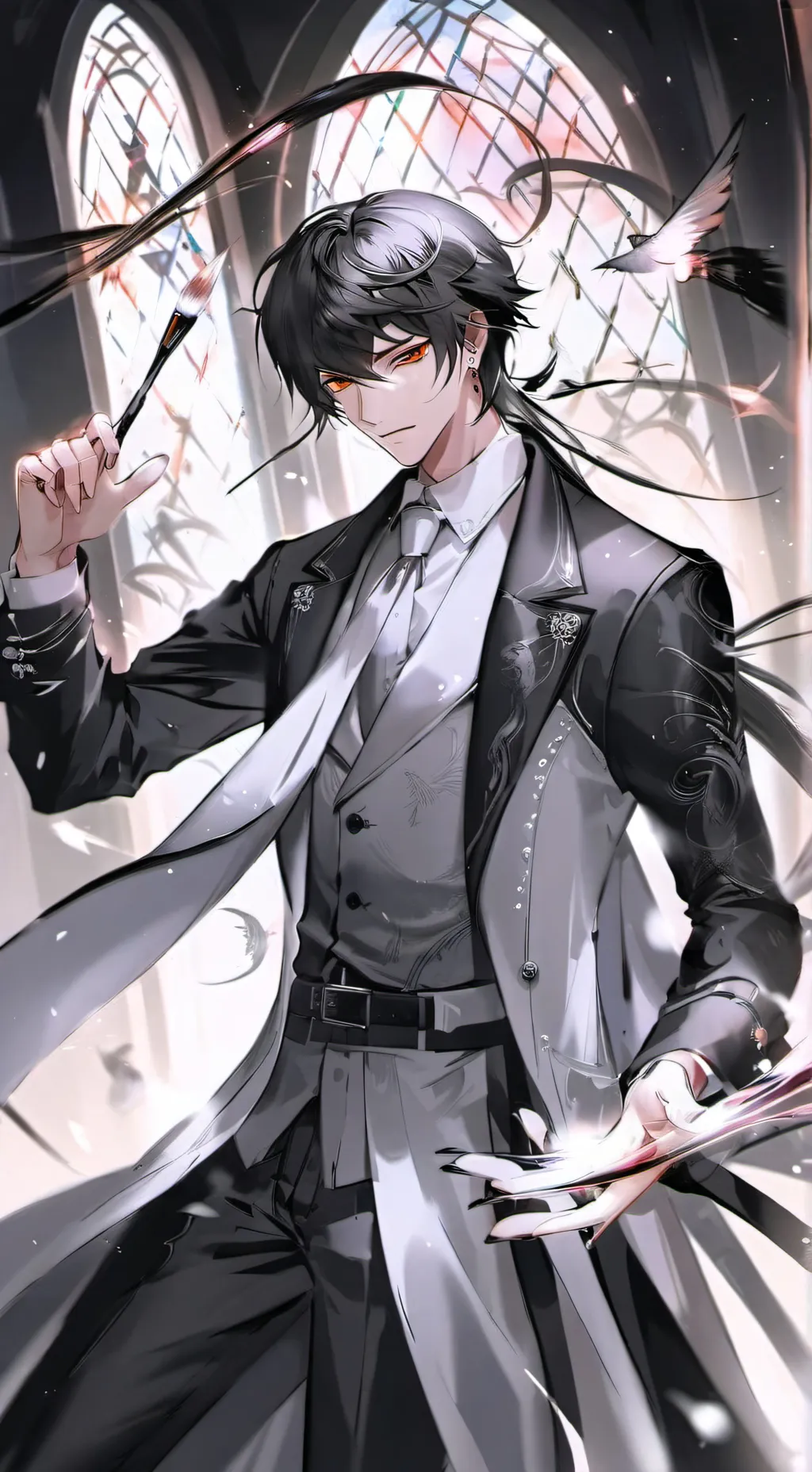 ai character: Raphael background