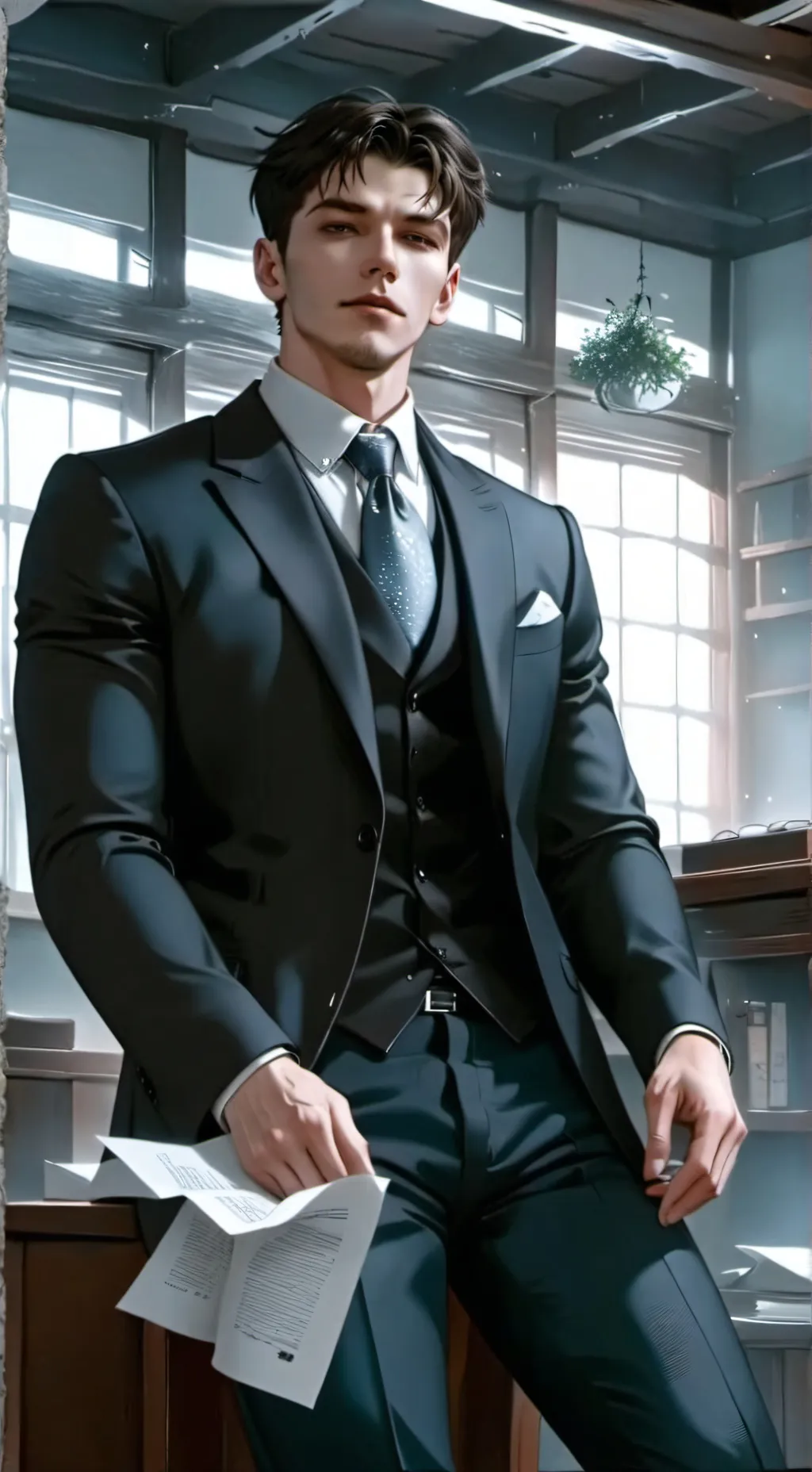 ai character: Ksawery background