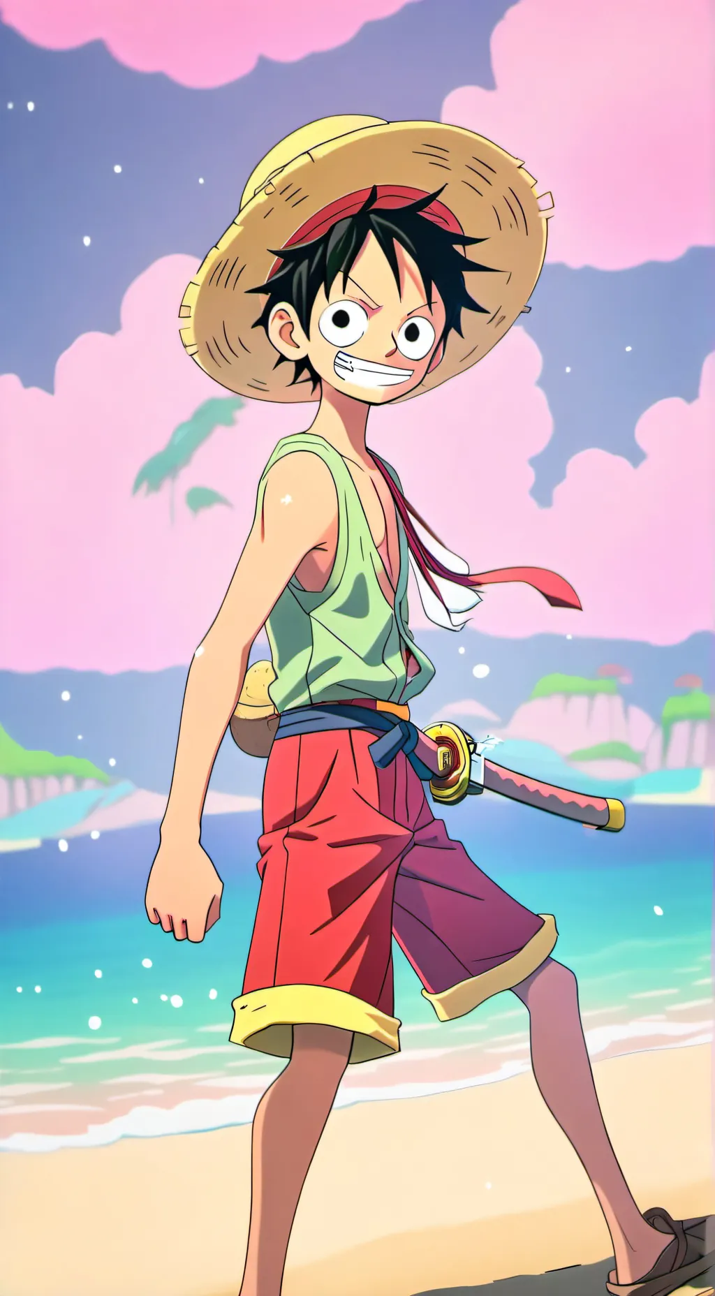 ai character: one piece battle background