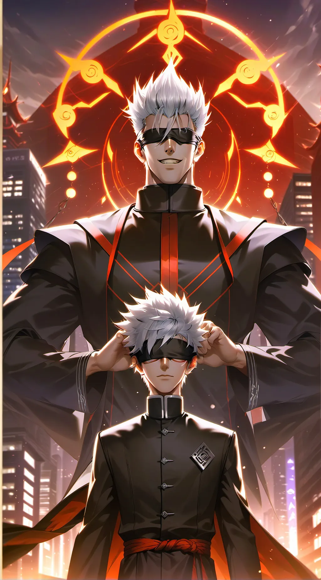 ai character: Gojo Satoru background