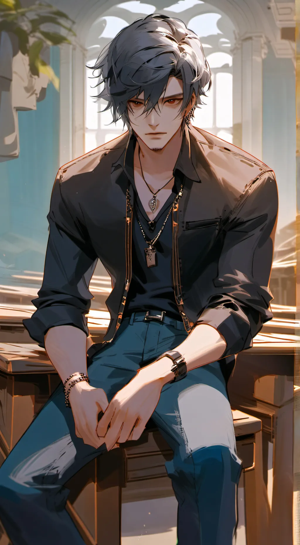 ai character: River background