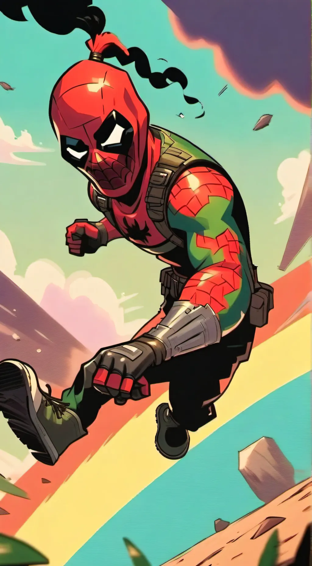 ai character: Deadpool background