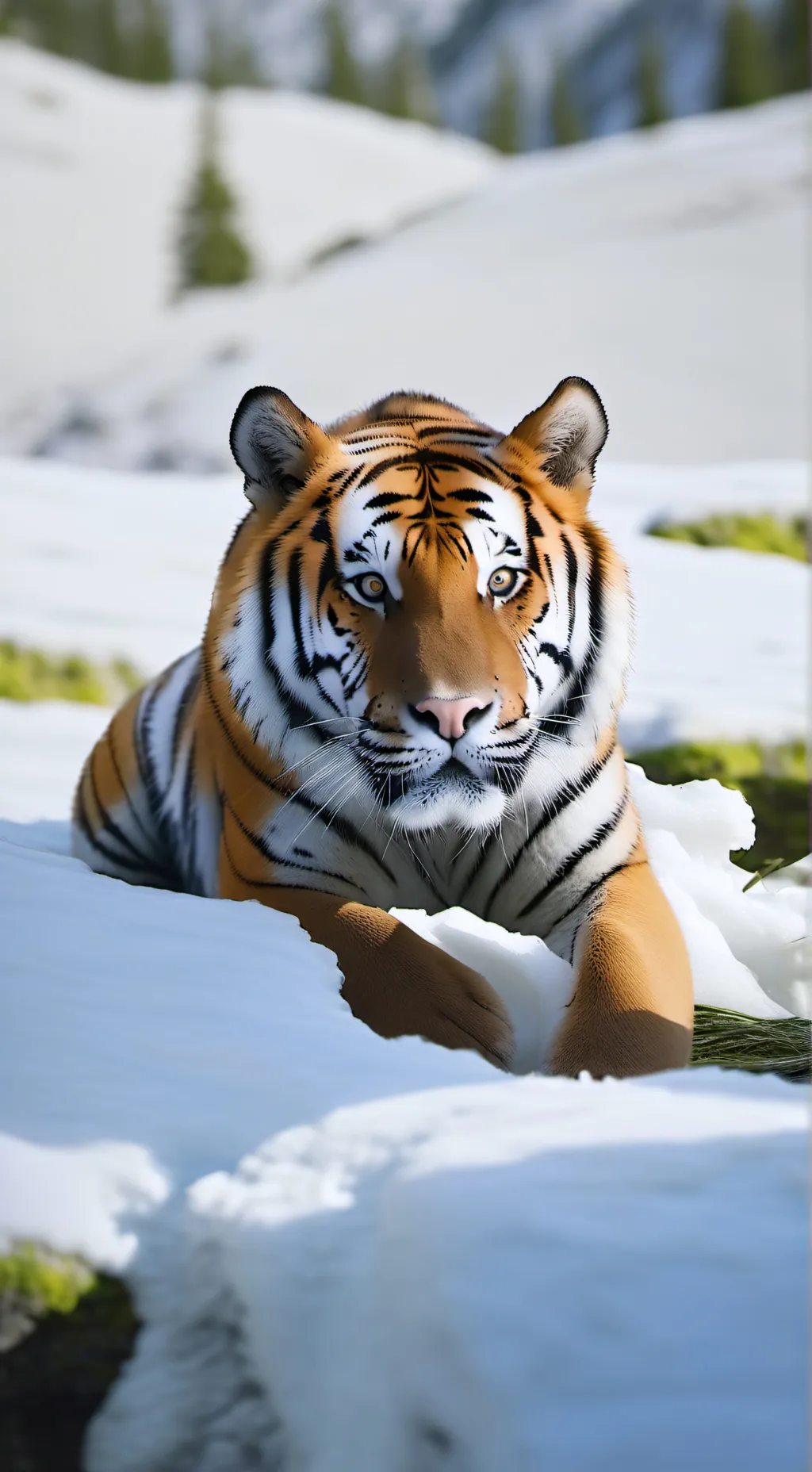 ai character: Mha tiger 2 background