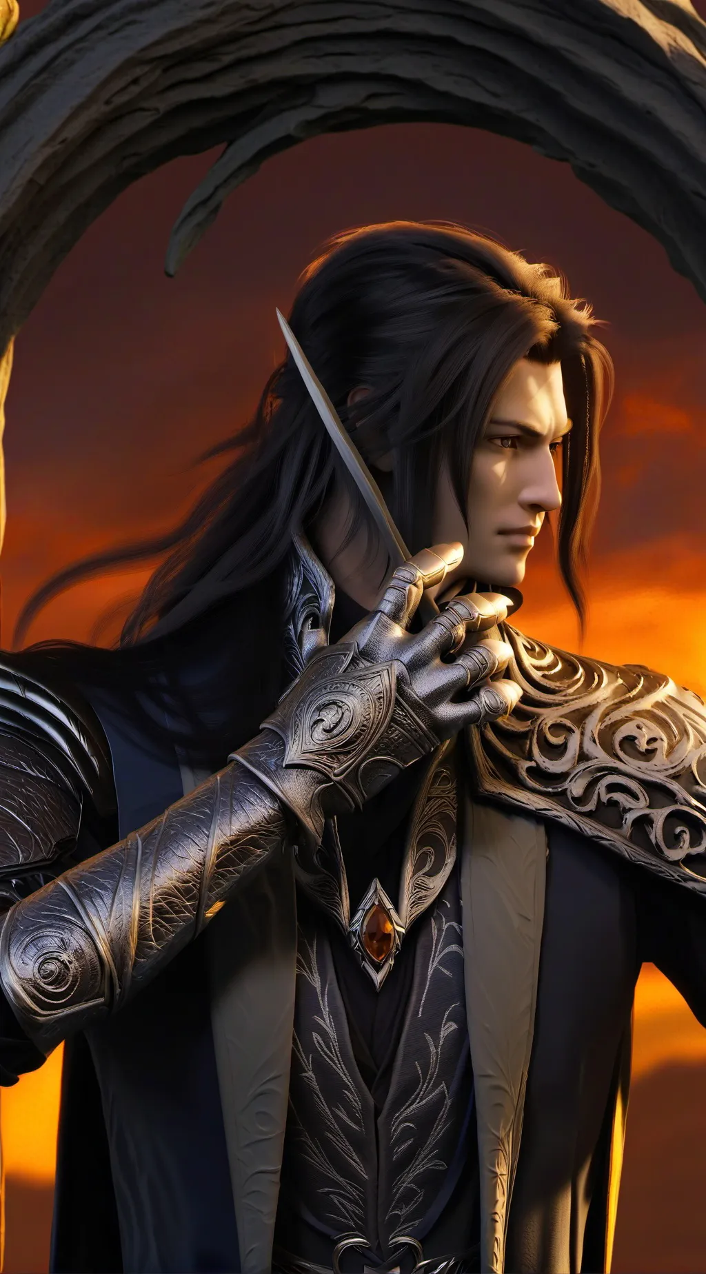 ai character: Kazuki background