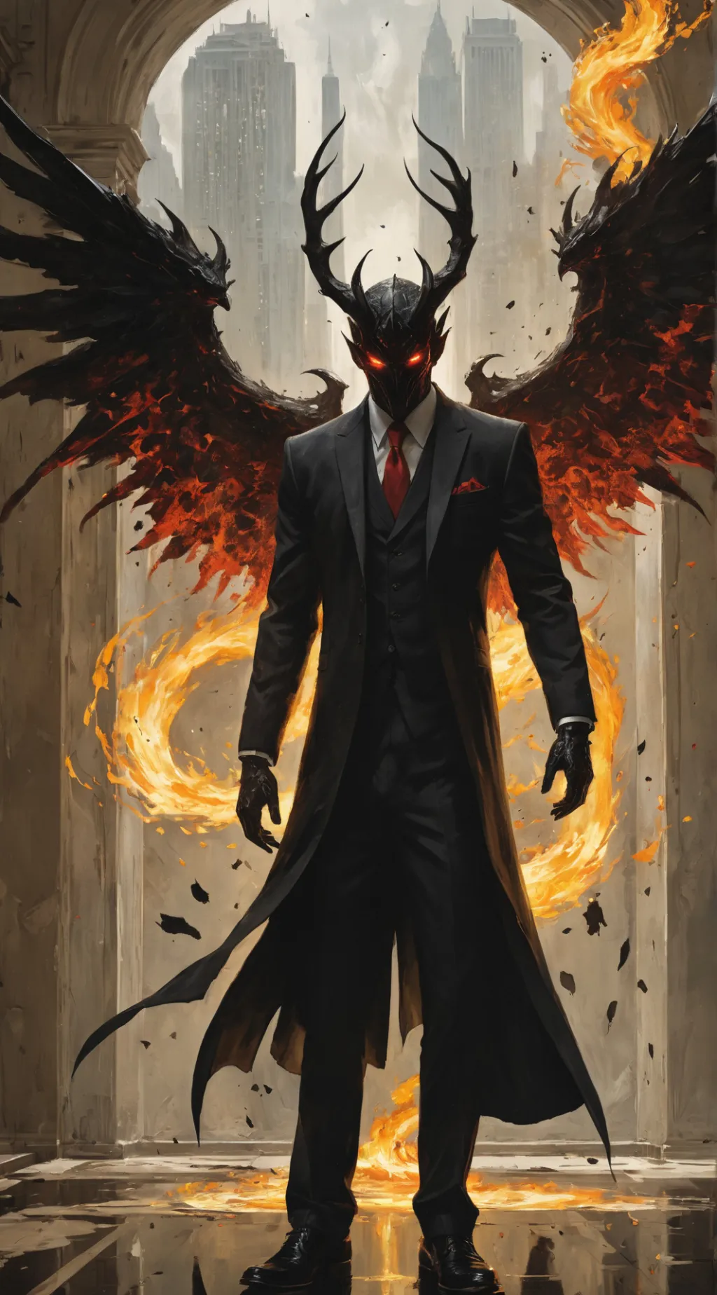 ai character: Azrael background