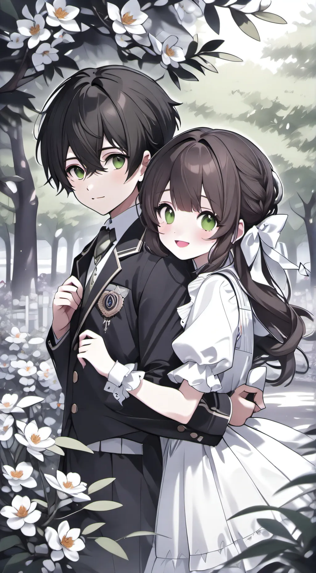 ai character: Theo and Sasha background