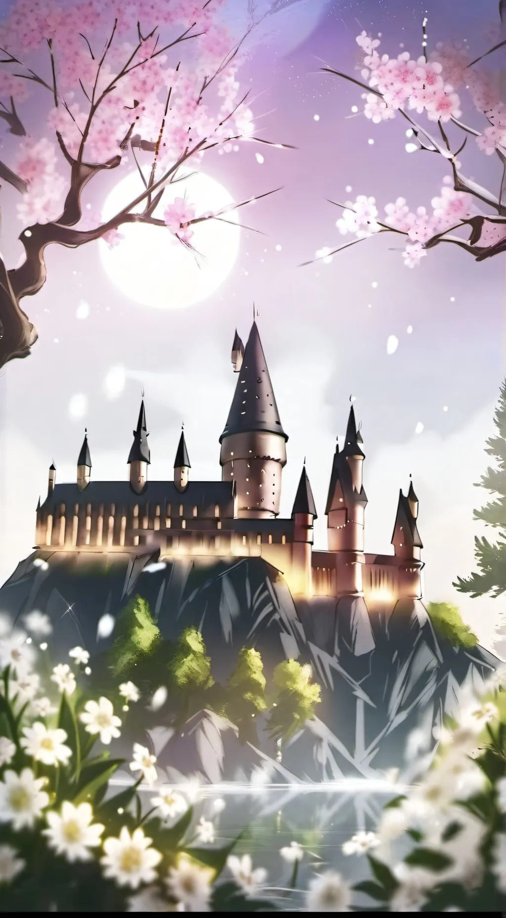 ai character: Hogwarts background