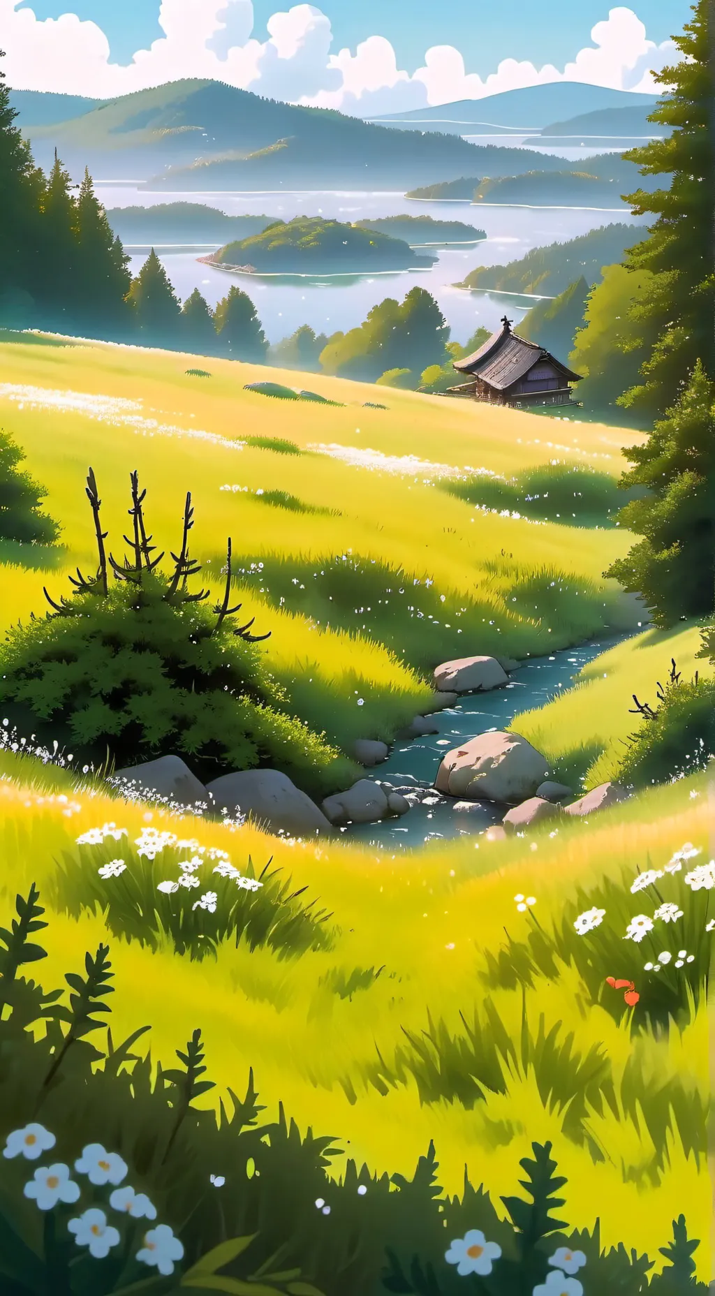 ai character: grass beg you  background