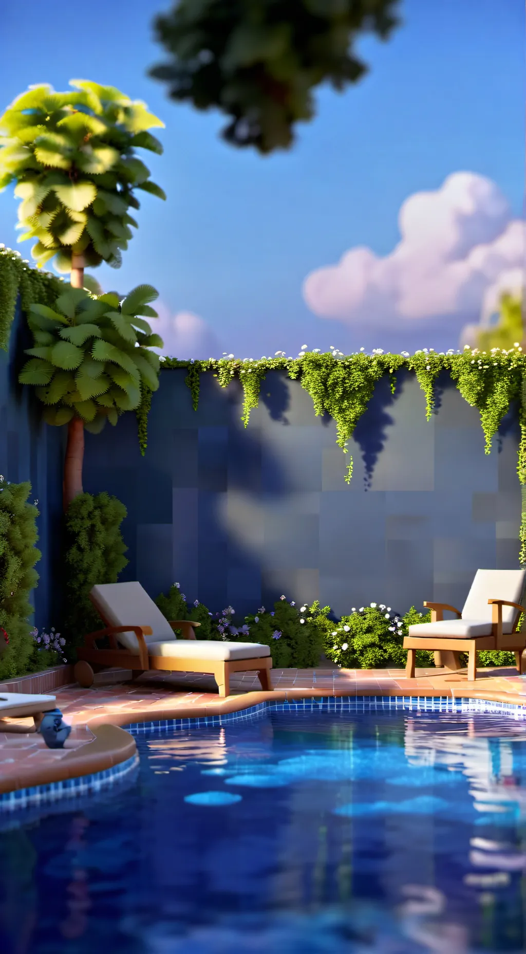 ai character: Gravity Falls Pool background