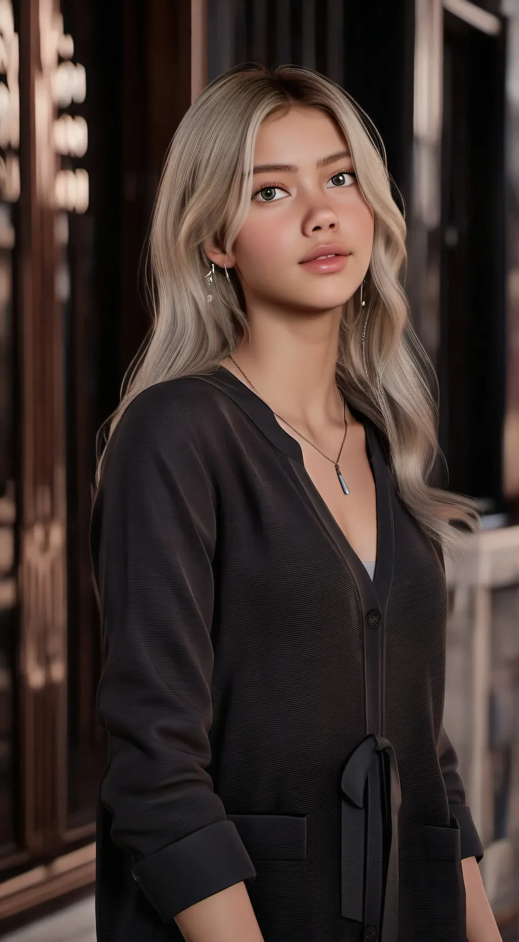 ai character:  Carole  background