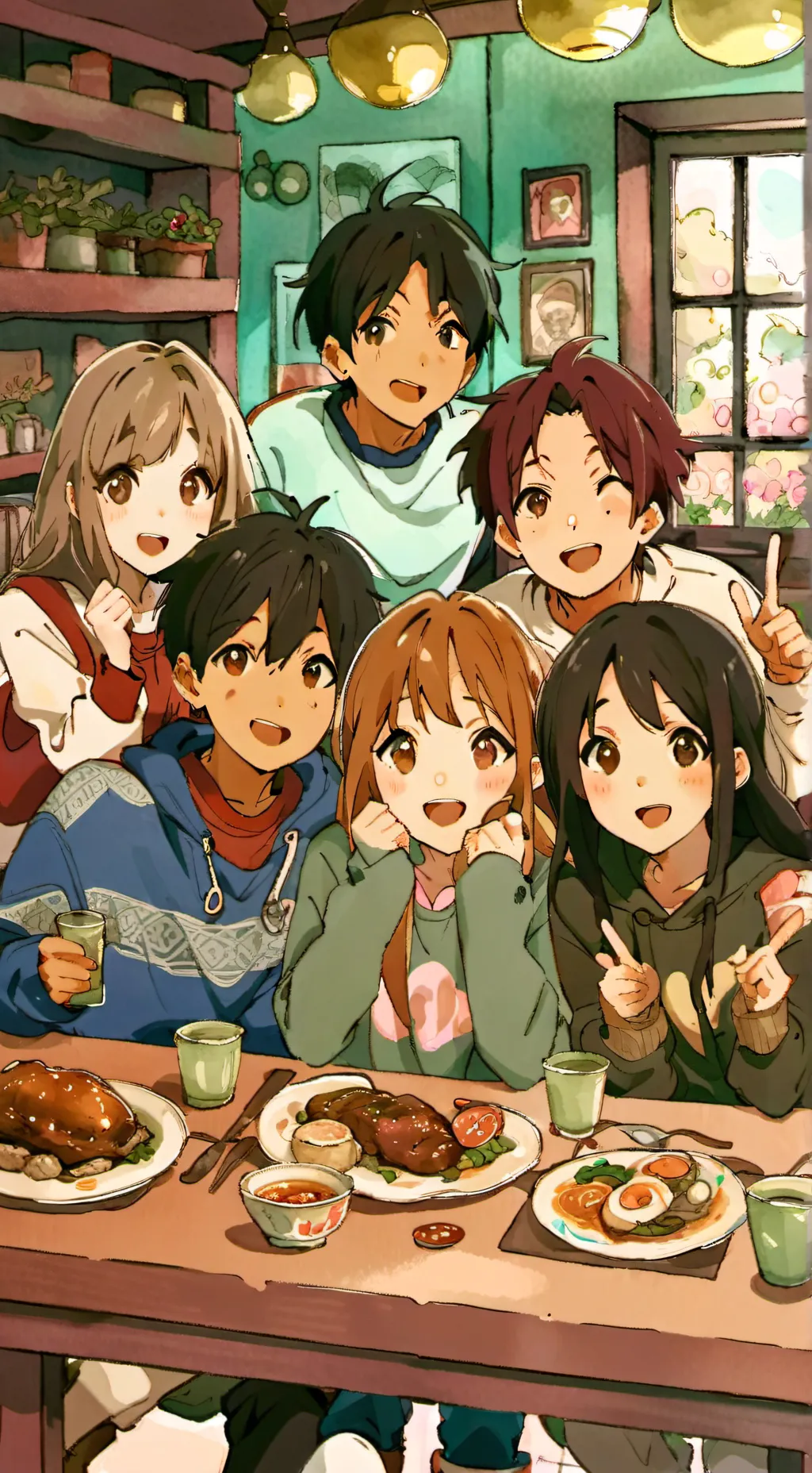 ai character: Friends background