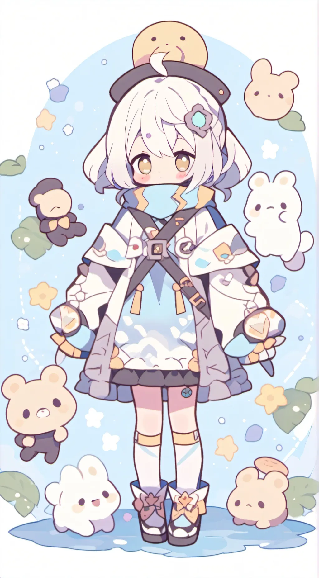 ai character: Hh background