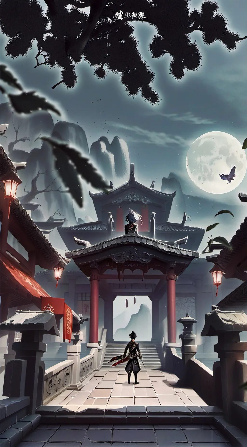 ai character: 学校 background