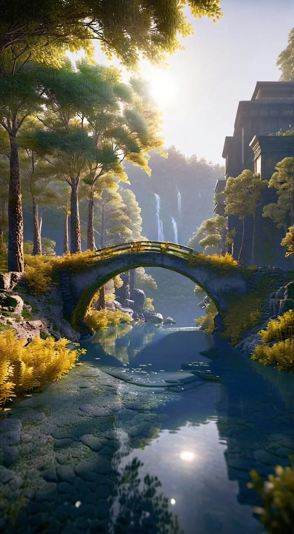 ai character: tomioka y Tokito.. background