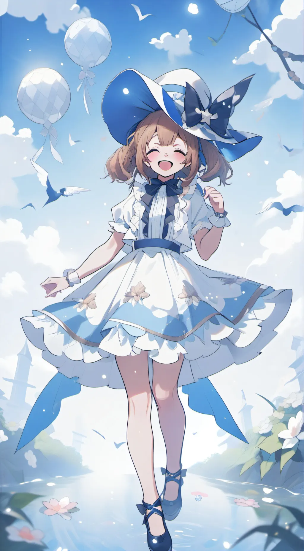 ai character: kny background