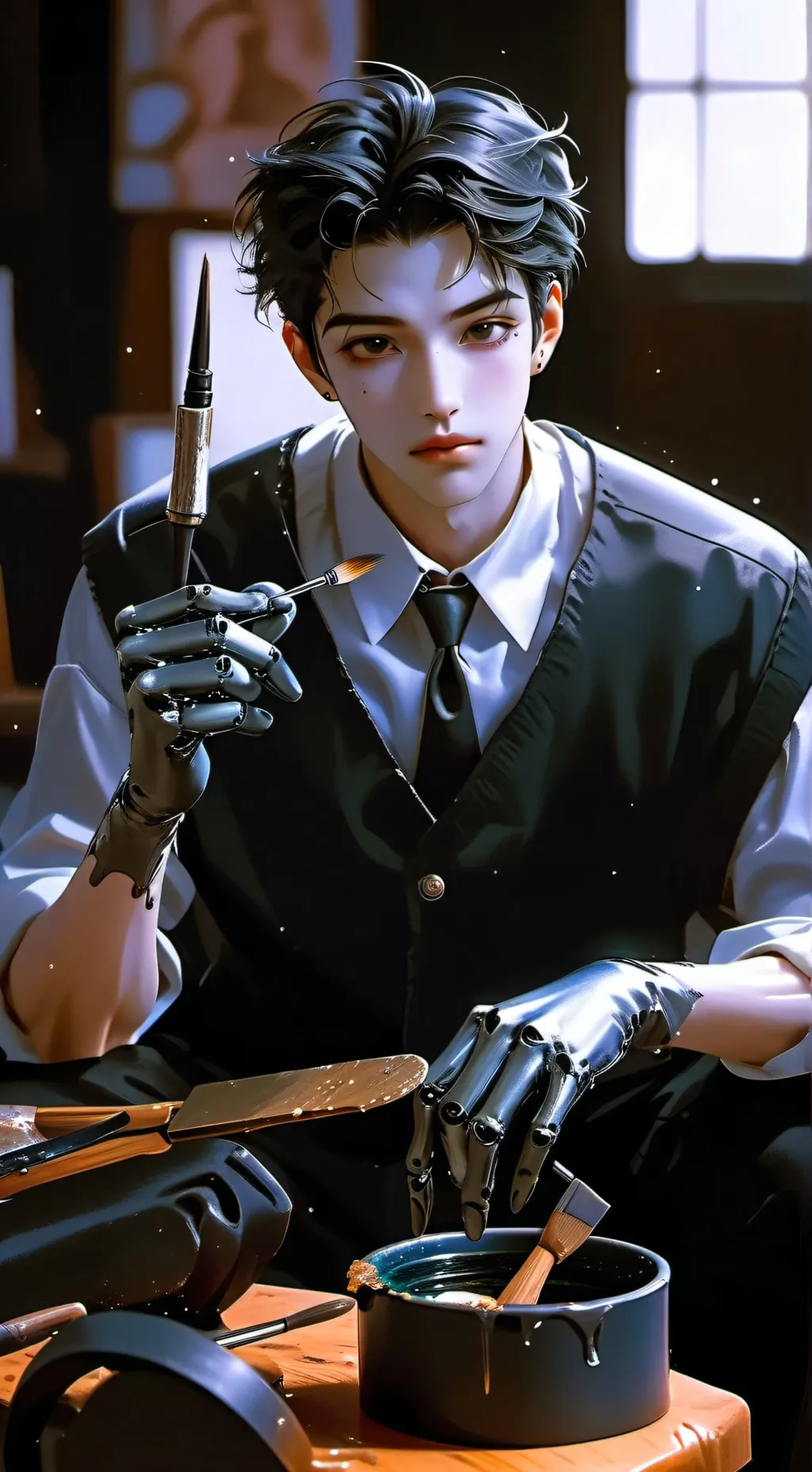 ai character: Raphael Moonstone background