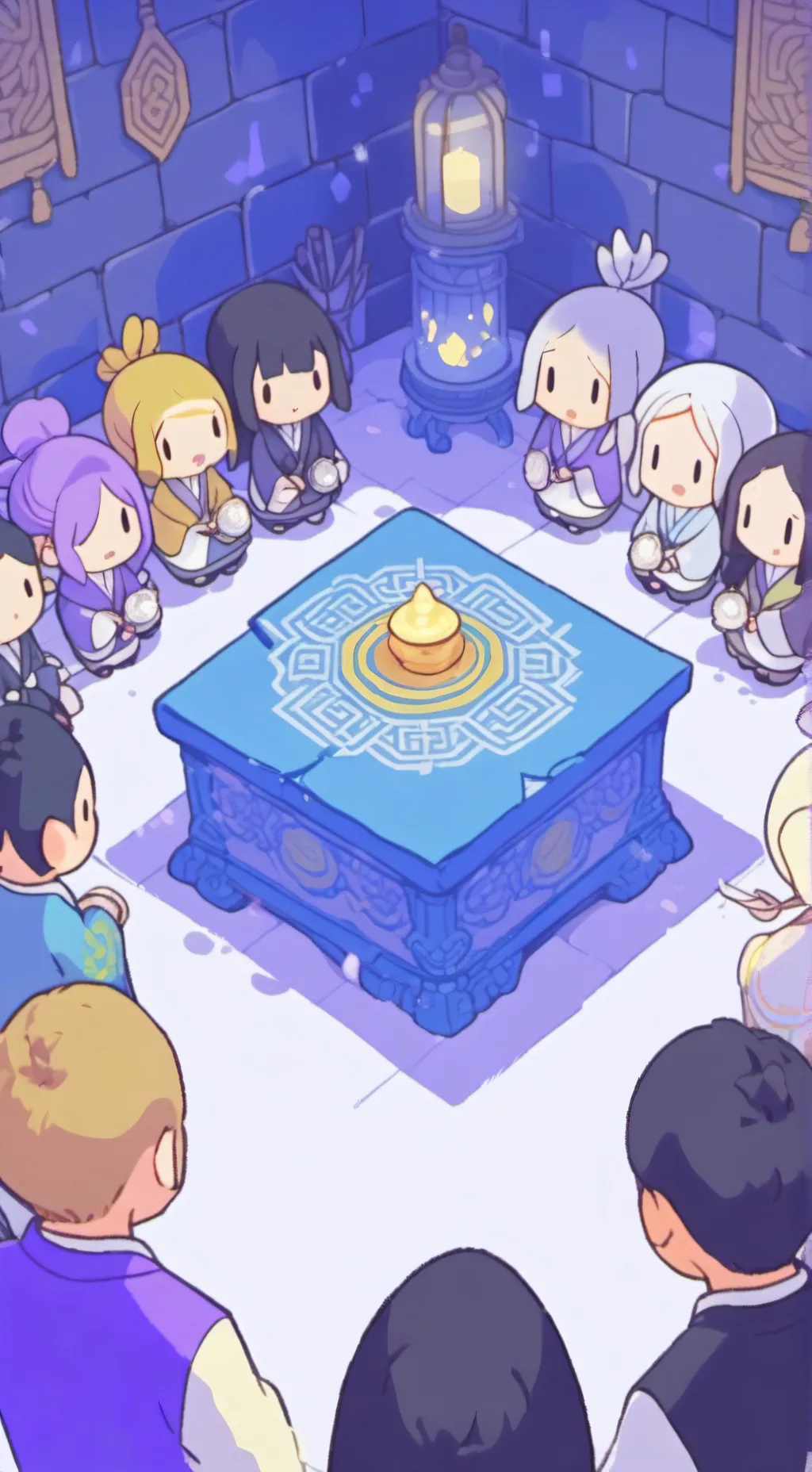 ai character: mha x Squid game  background