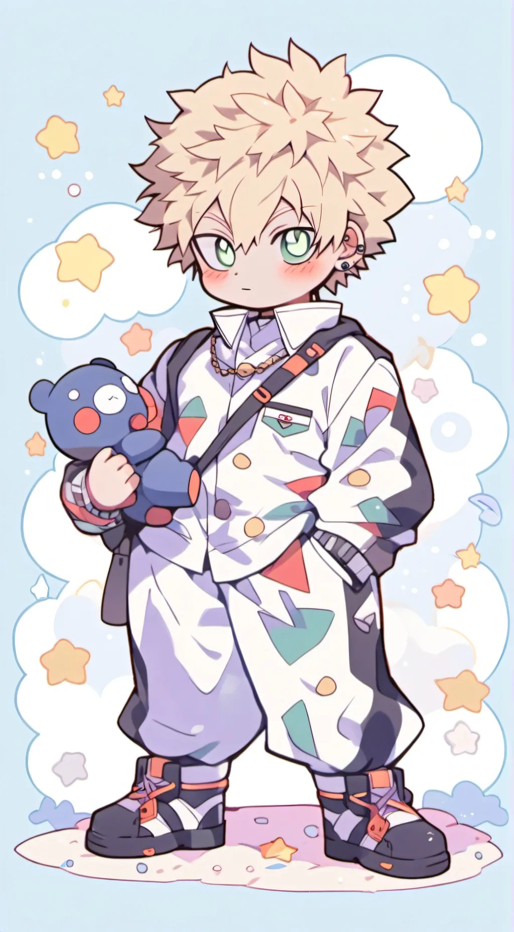 ai character: bakugou as a bakug background