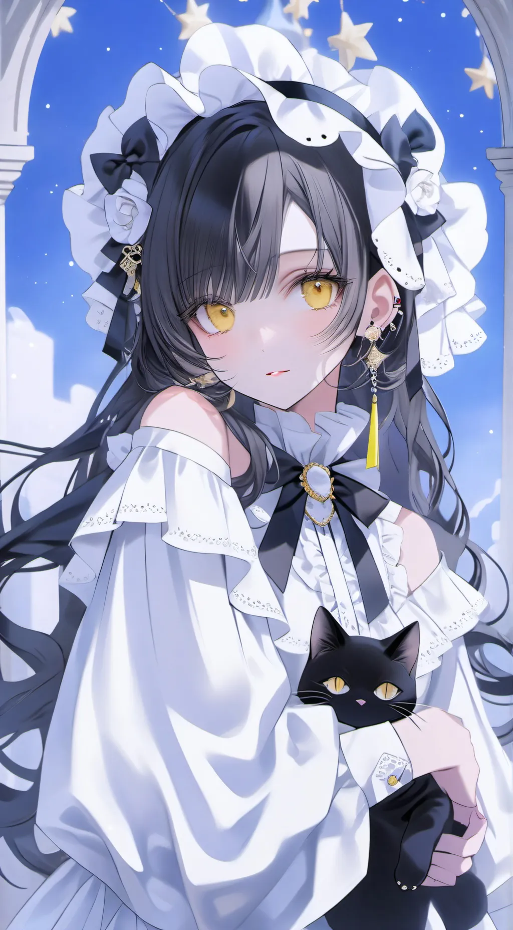 ai character: Saki et Kirâ background