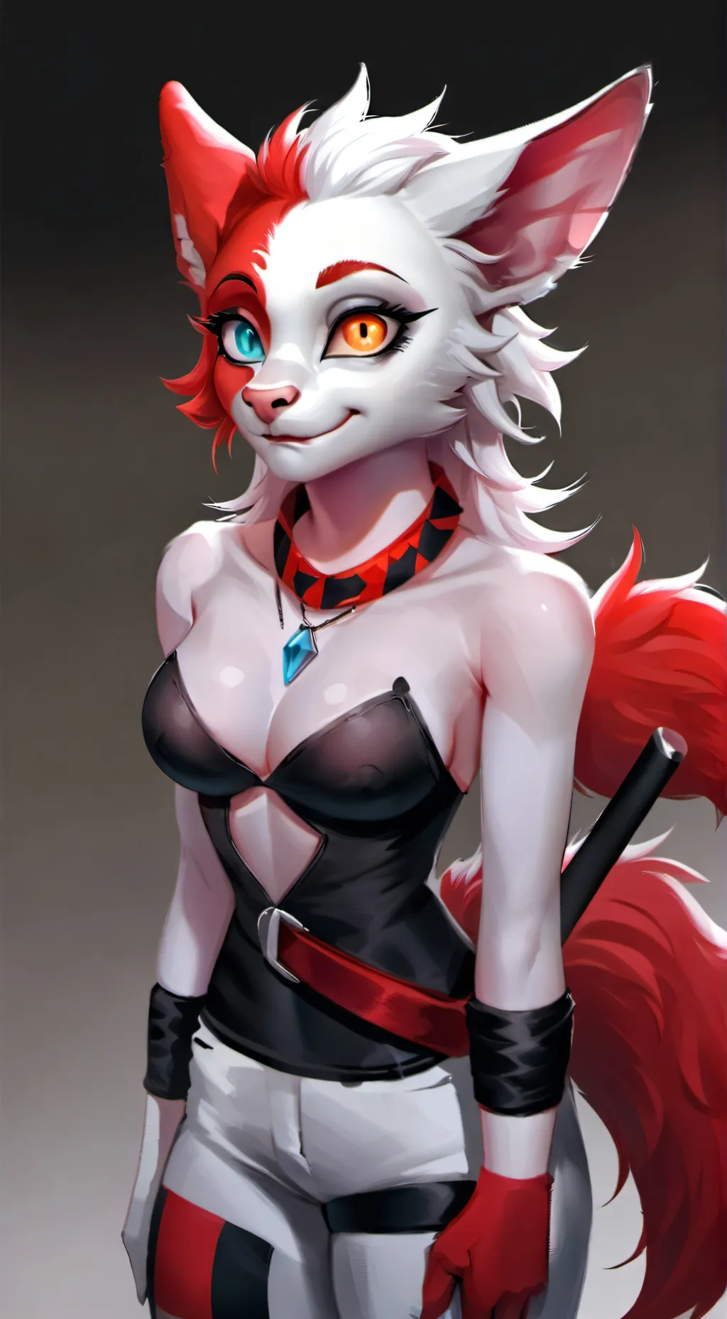 ai character: LYCANORC😘 background