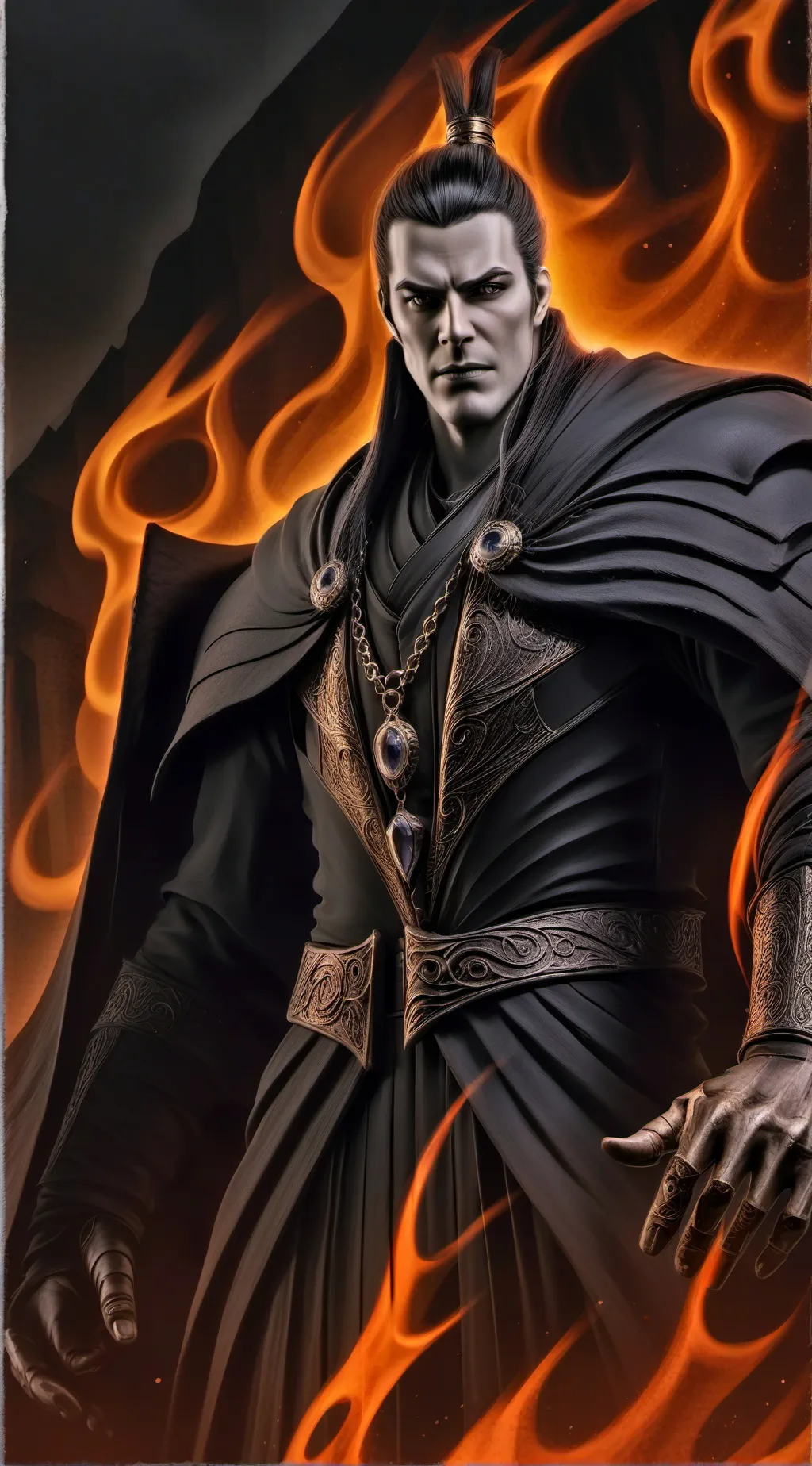 ai character: Kaito Nakamura background