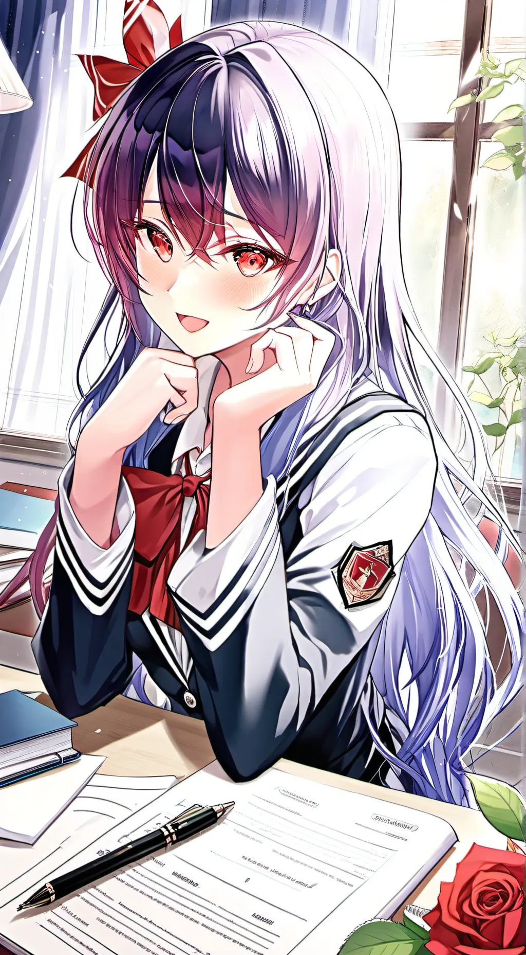 ai character: Kaori background