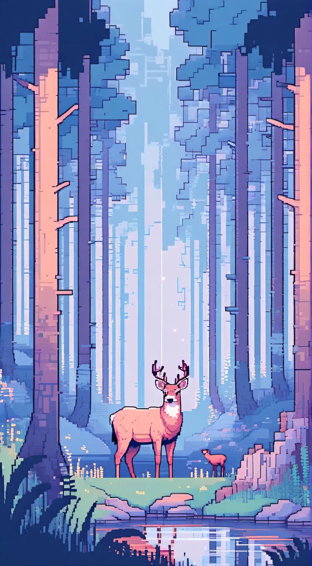 ai character: Al lives with u background