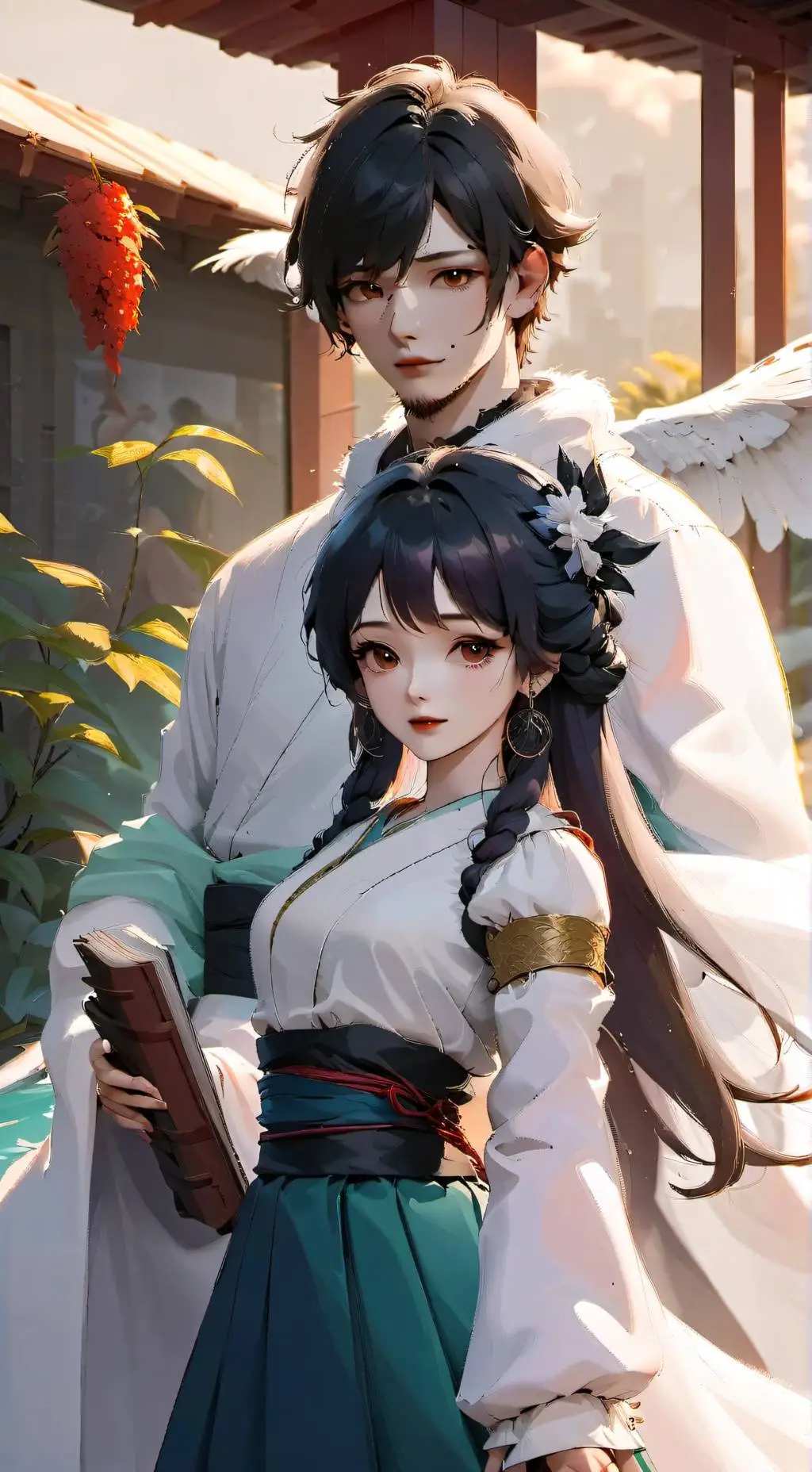 ai character: Osora fan child background