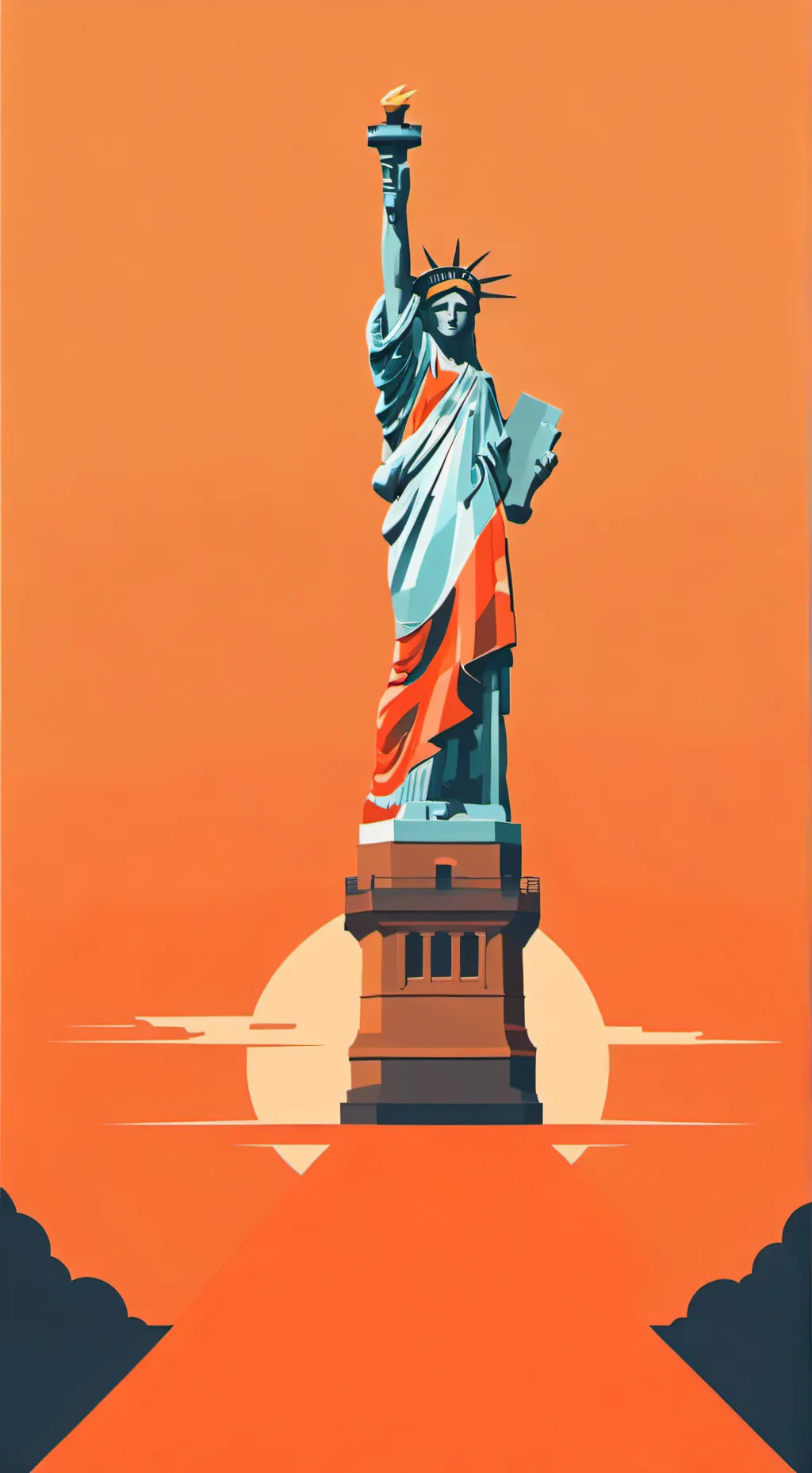 ai character: USA o ee.uu  background