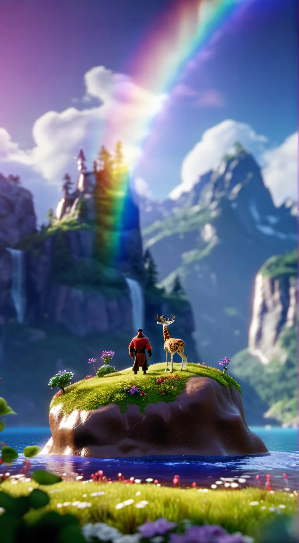 ai character: TMNT  background