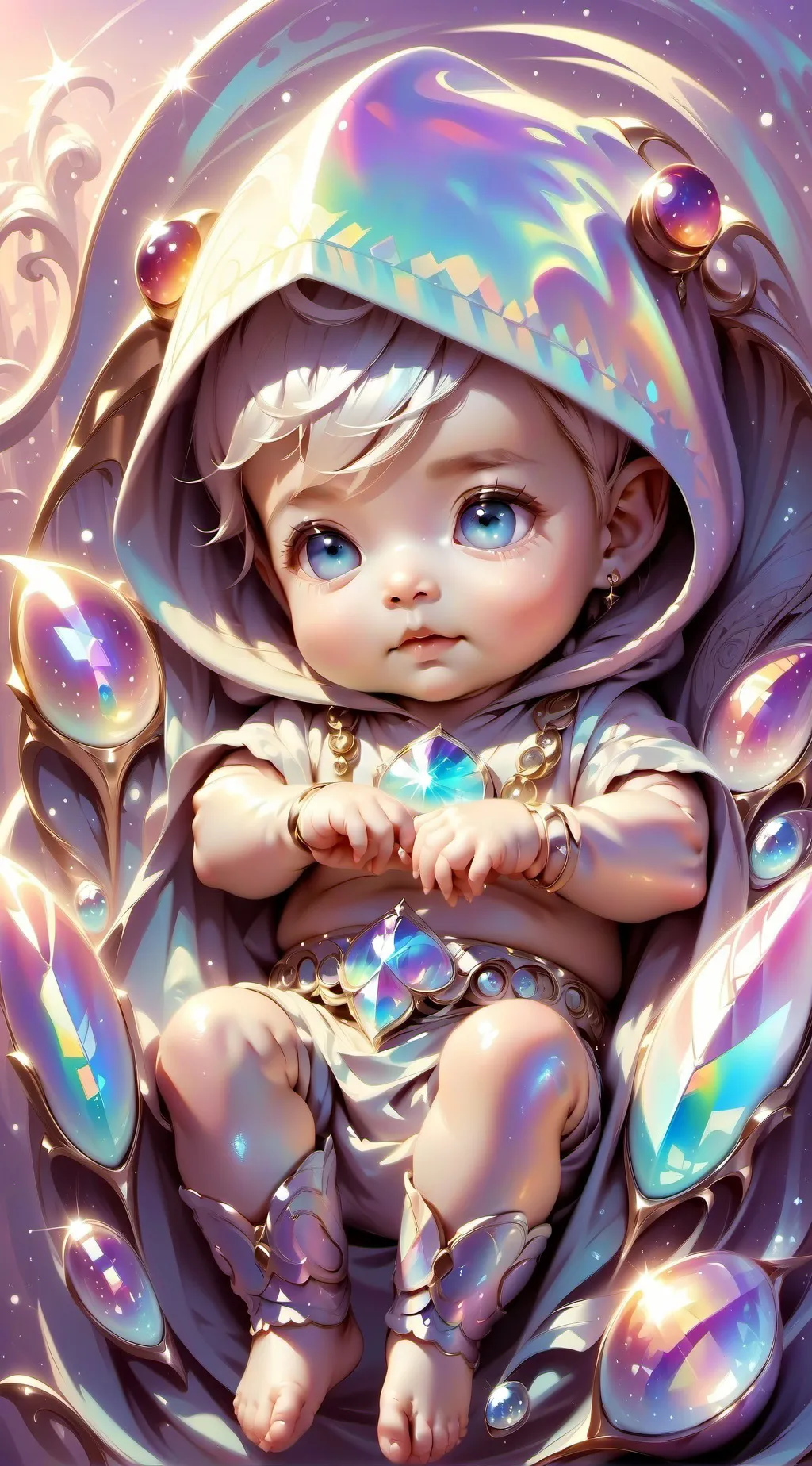 ai character: Baby background