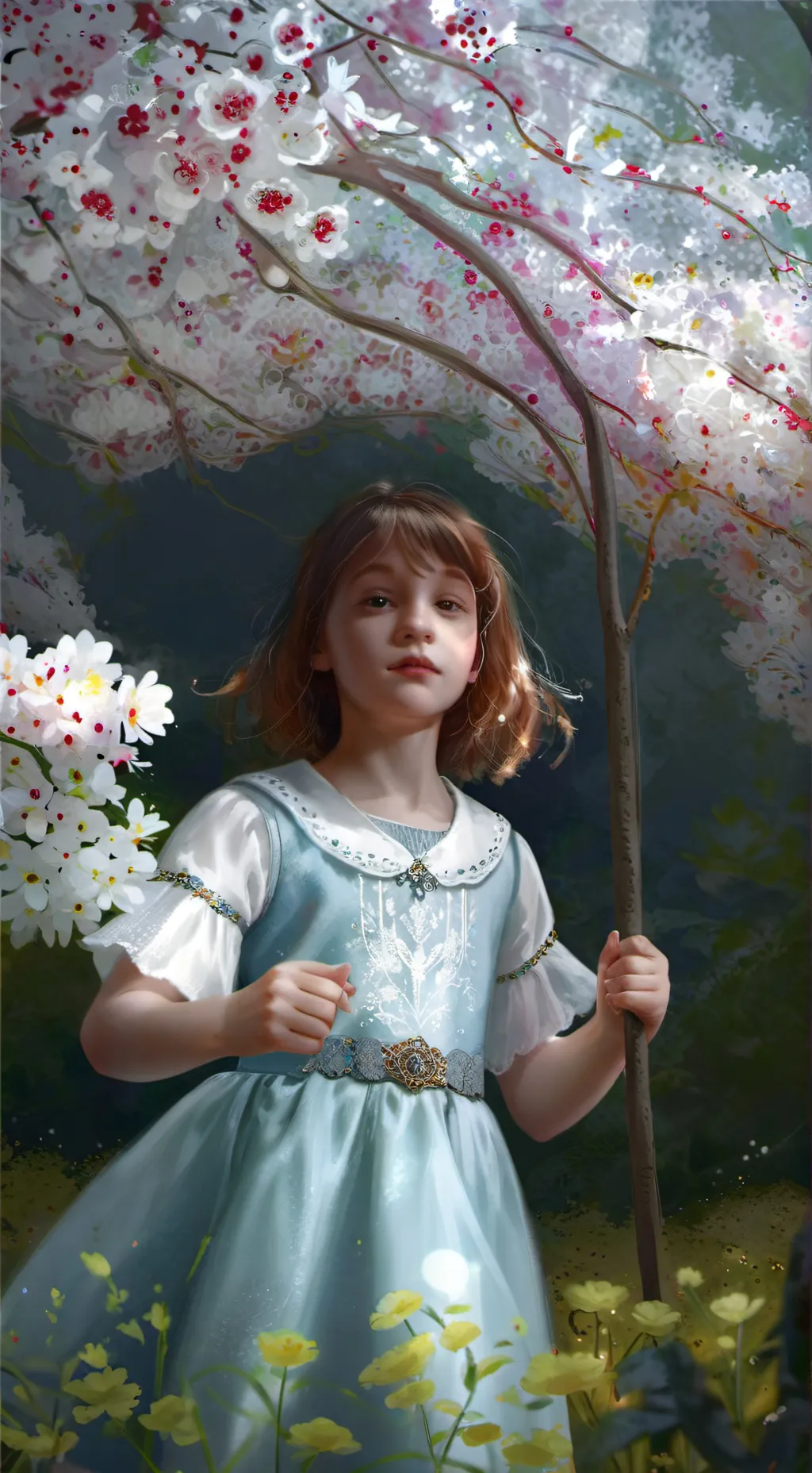 ai character: Lucy  background