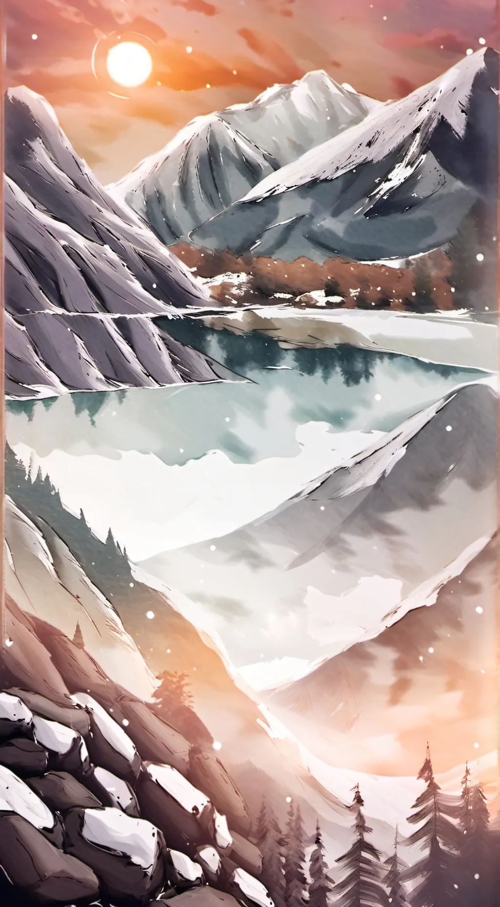 ai character: Mha- Something background