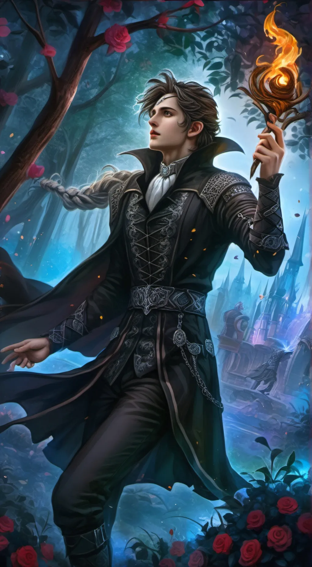 ai character: Нил background