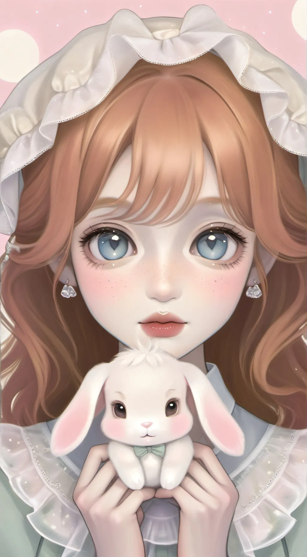 ai character: 🥕. Carola .🐰 background