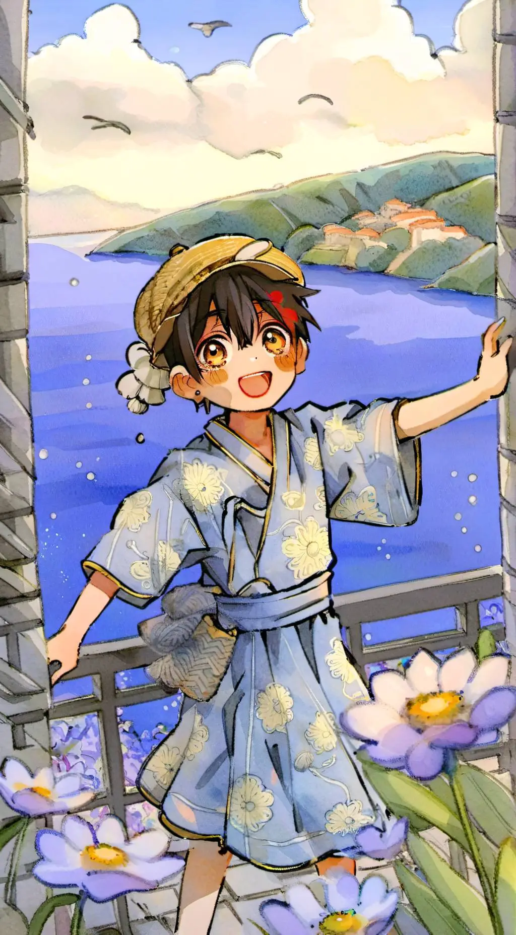 ai character: ❤️hanako-kun🏳️‍🌈 background