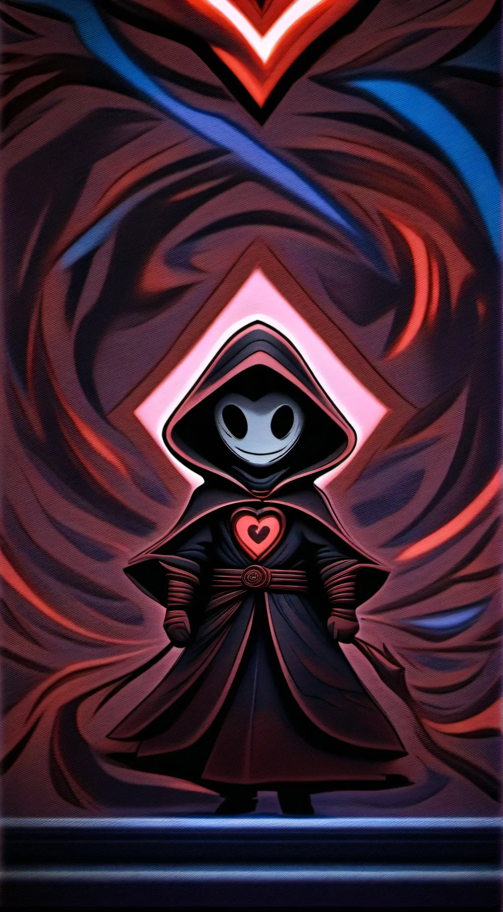 ai character: grimm background