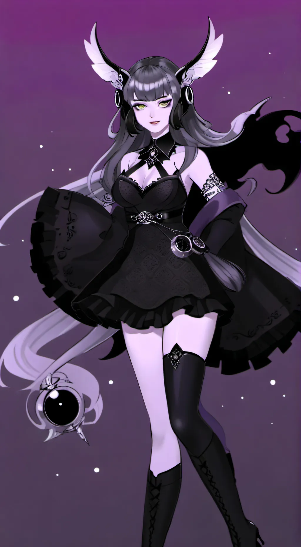 ai character: Galaxy  background