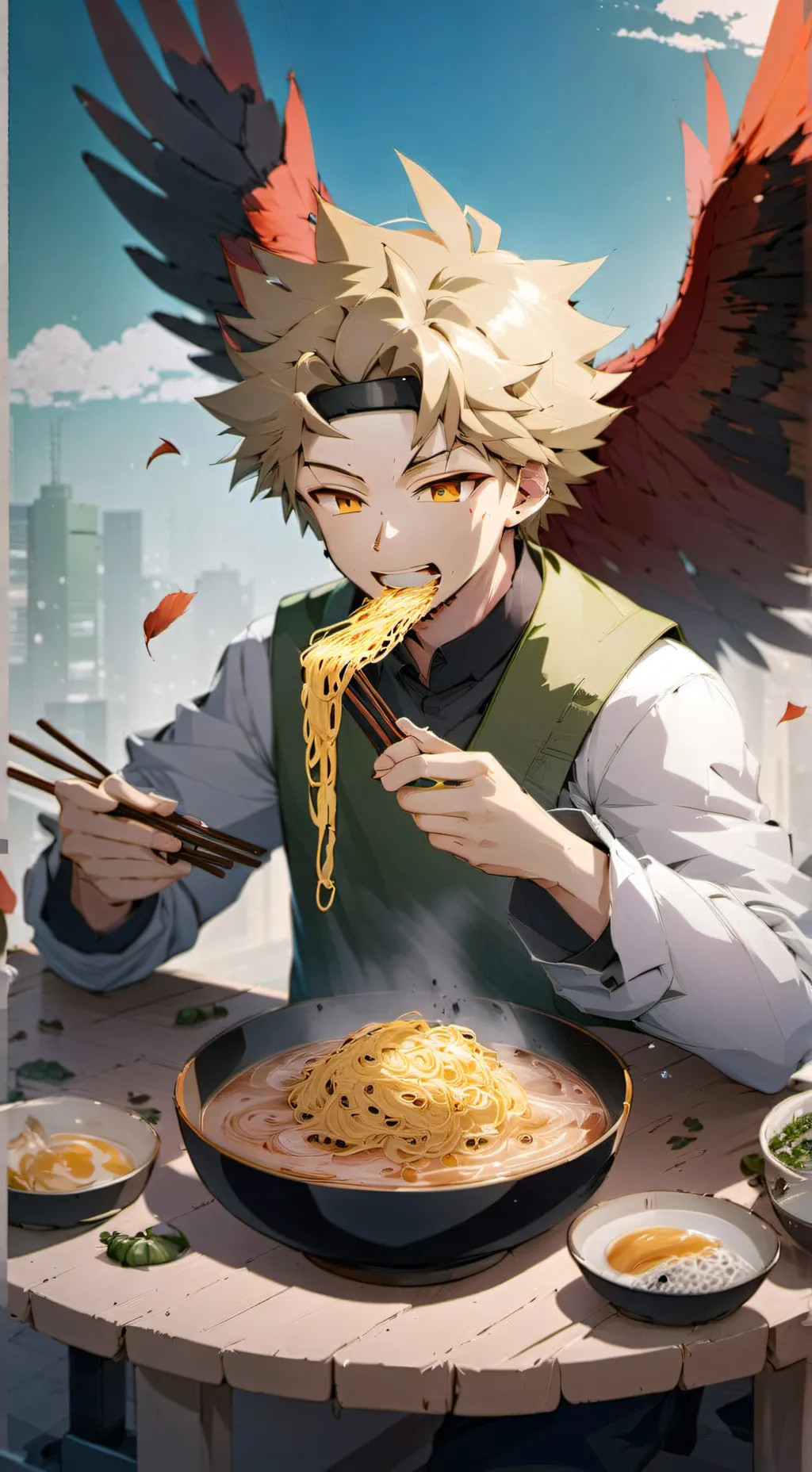 ai character: ☆hawks cafe☆ background