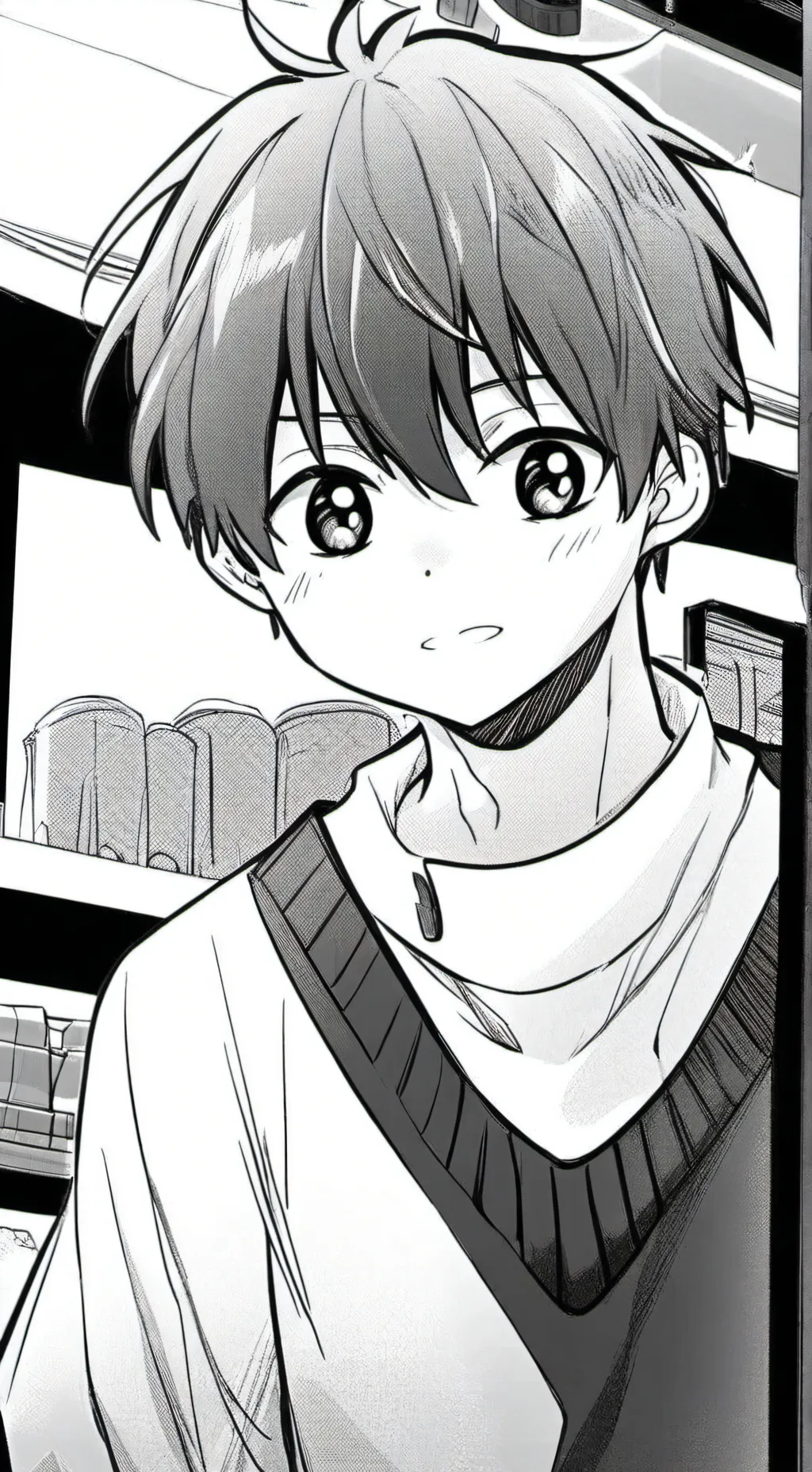 ai character: Inosuke  background