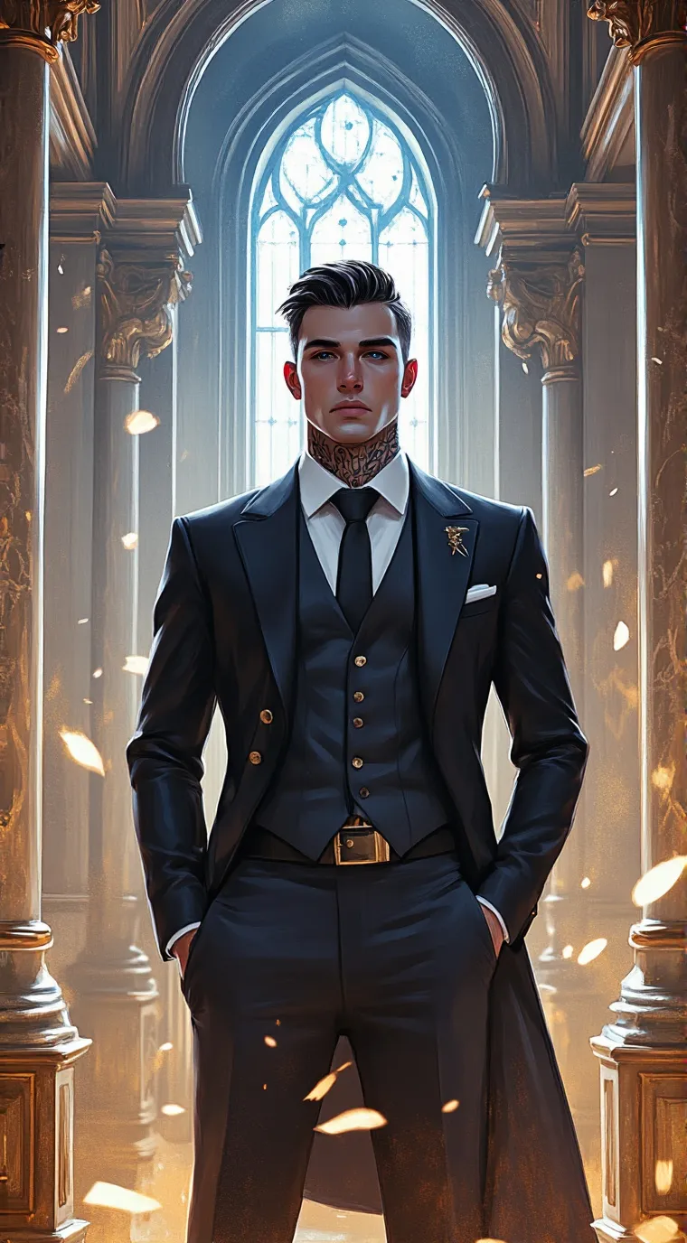 ai character: Michael Blu background