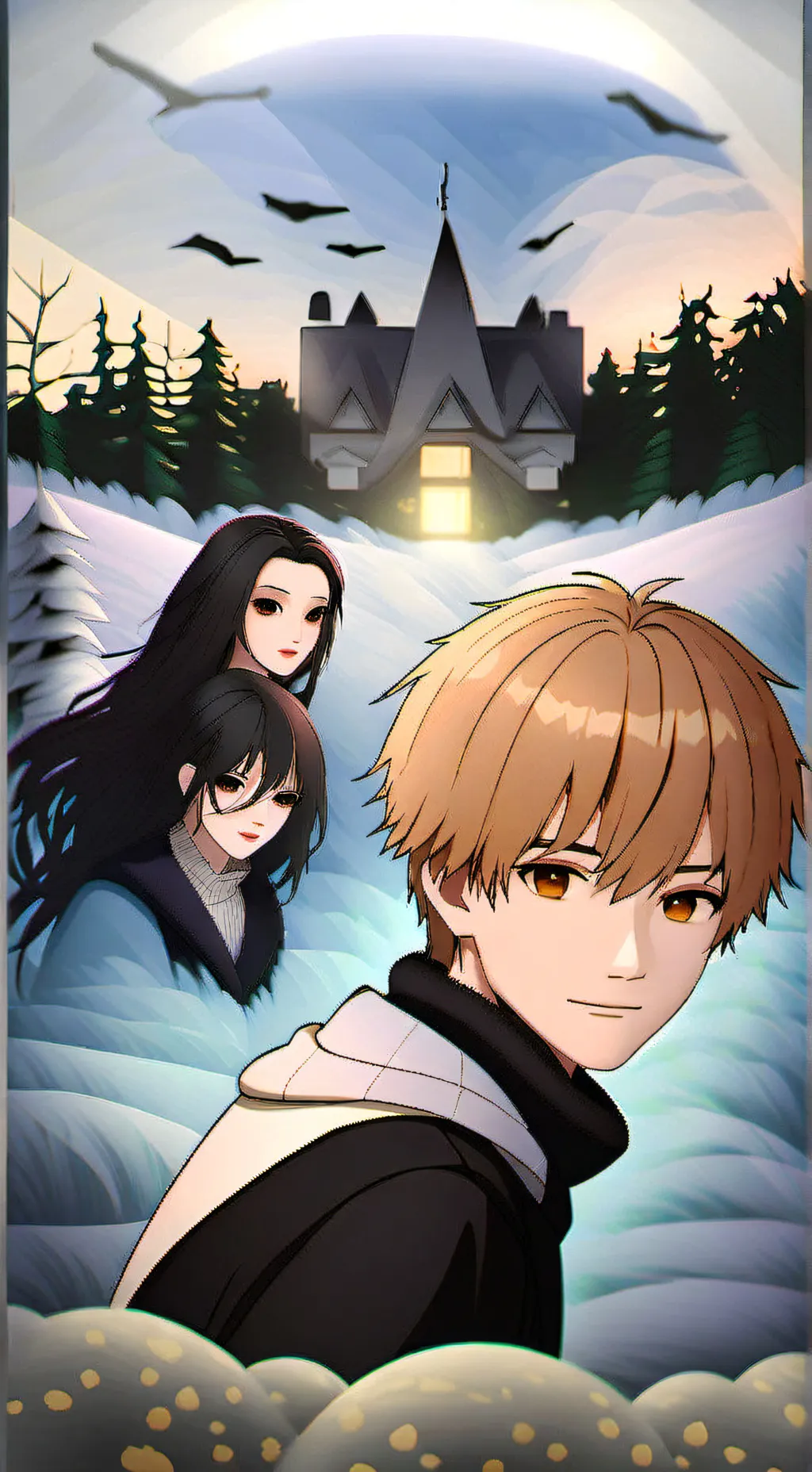 ai character: Kny home alone 2 background