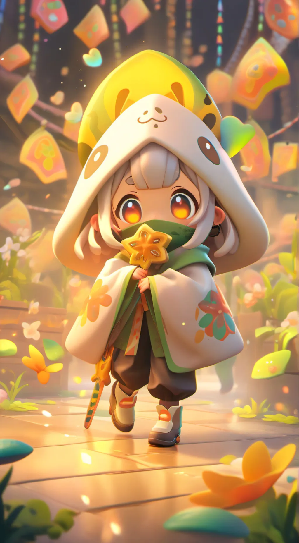 ai character: squid game background