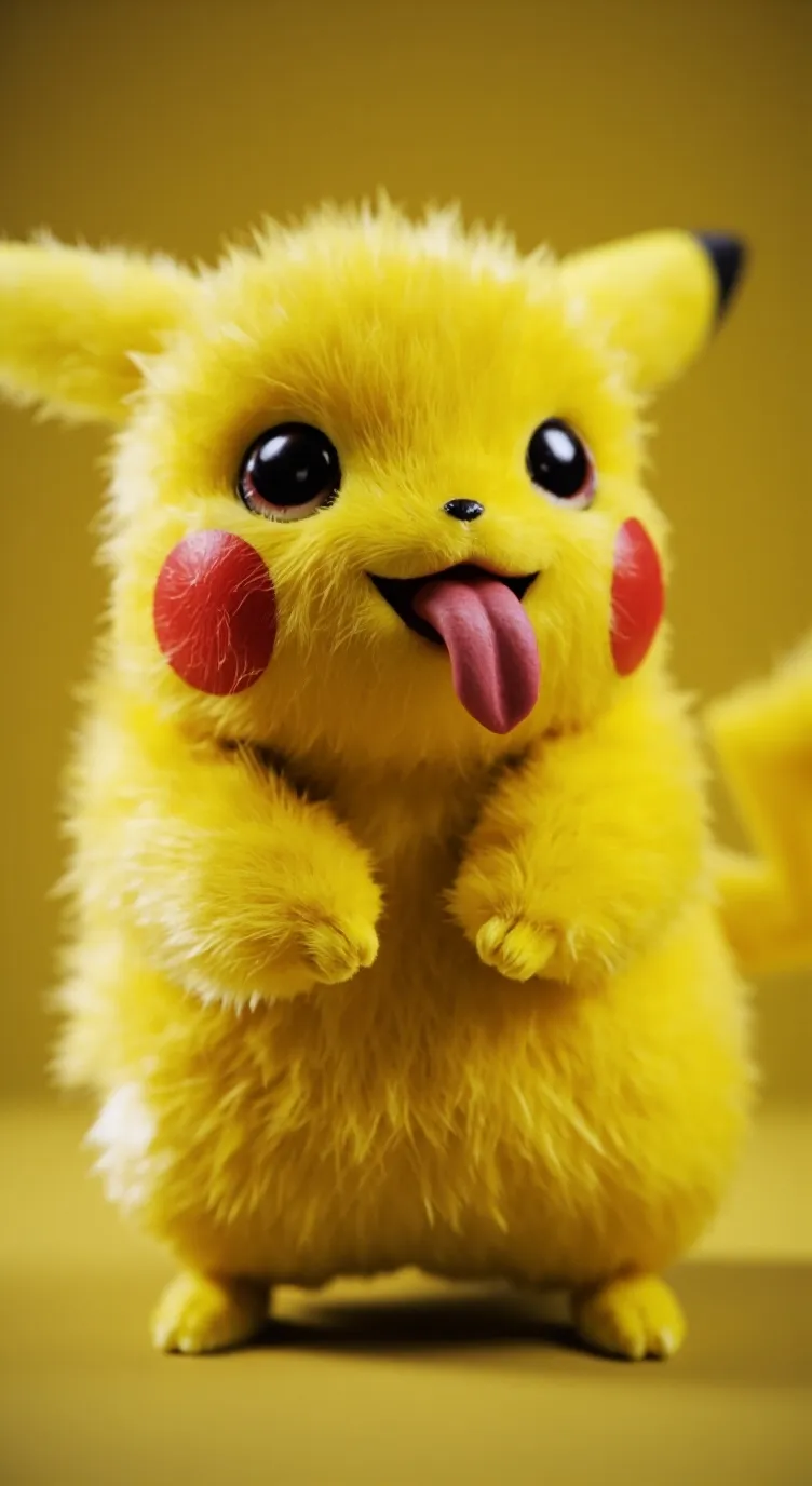 ai character: retarded Pikachu background