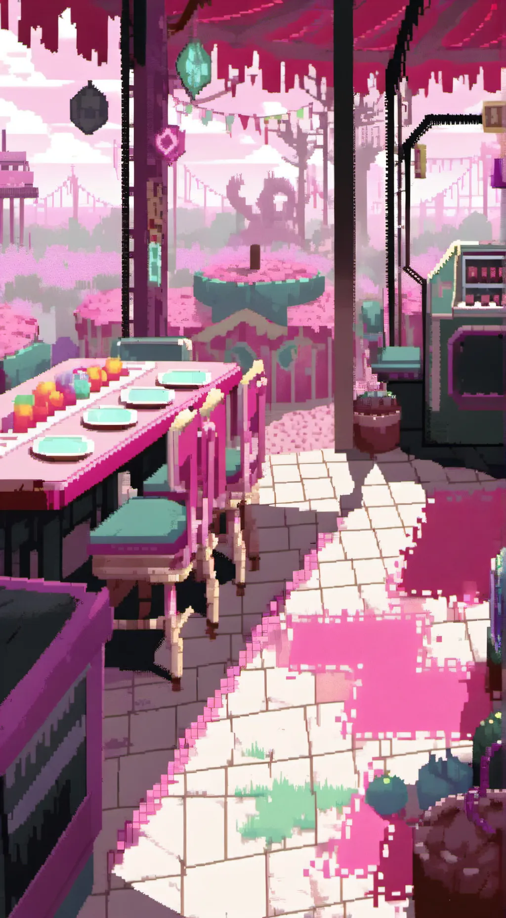 ai character: GIGGLELAND <3 background