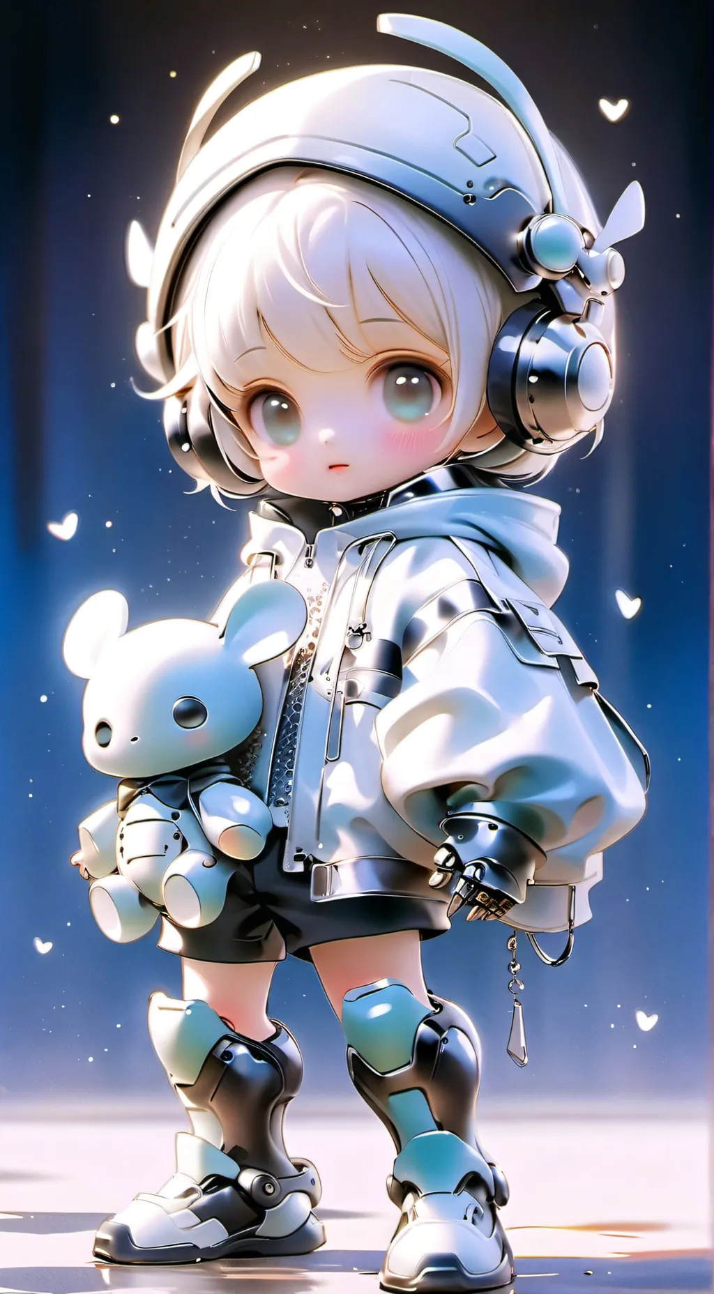 ai character: cute kid background