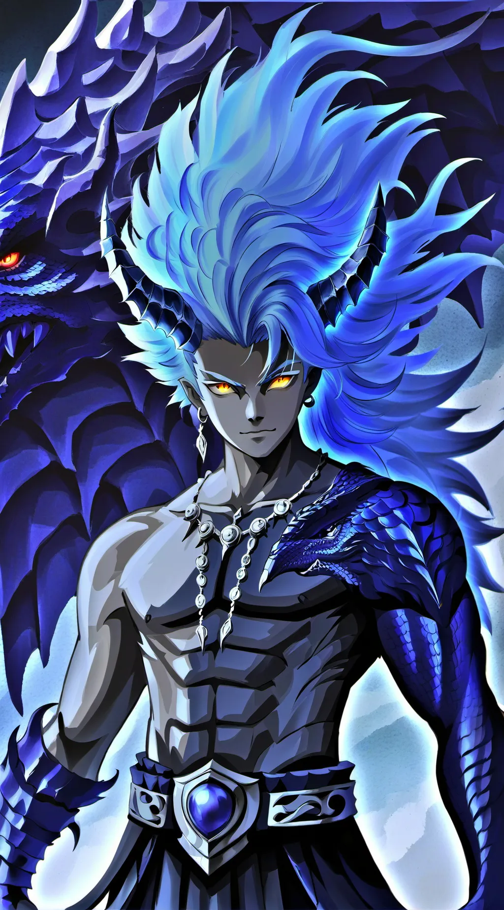 ai character: Dragonoid. background