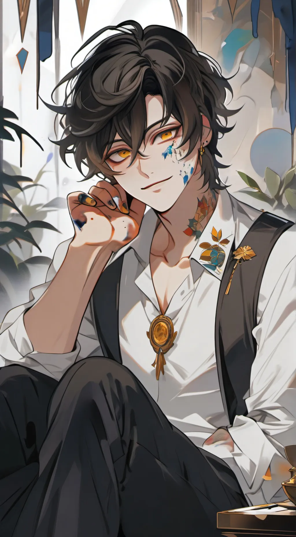 ai character: enhypen obsessed  background