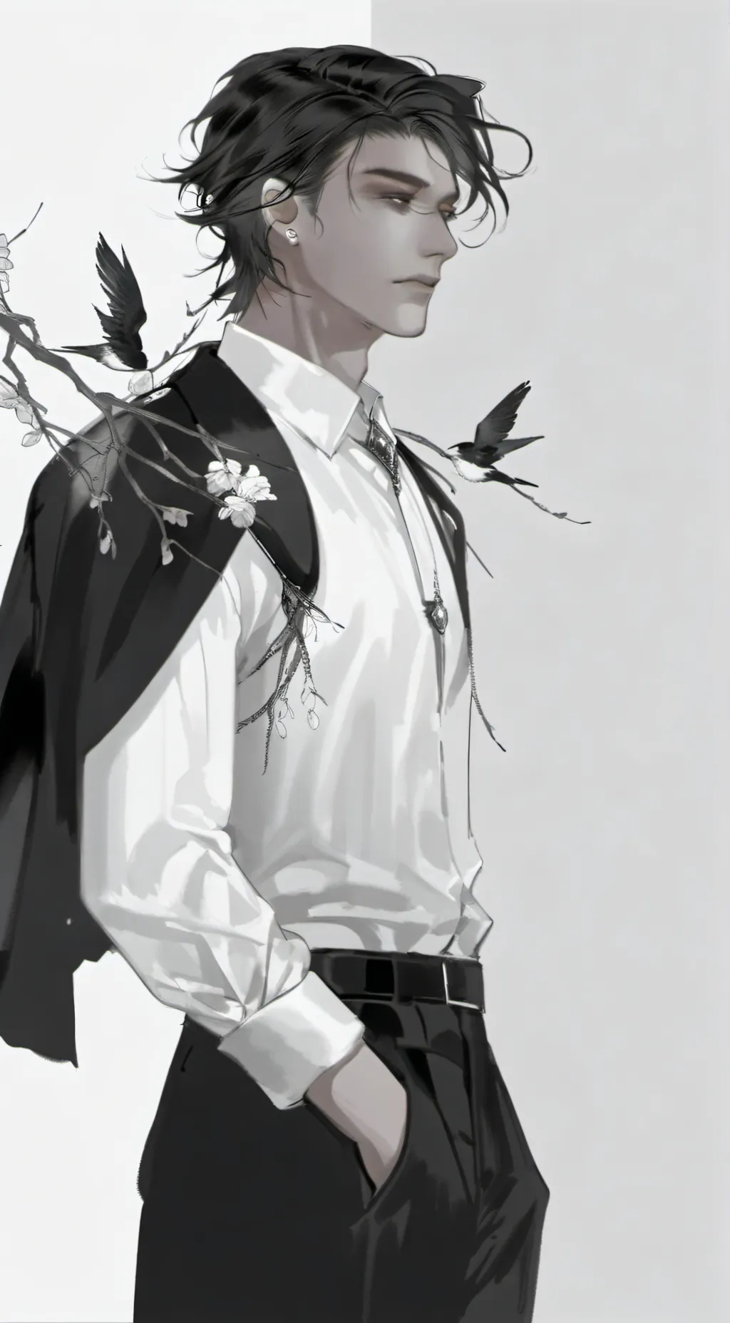 ai character: ❤︎︎Lovell❤︎︎ꨄ background