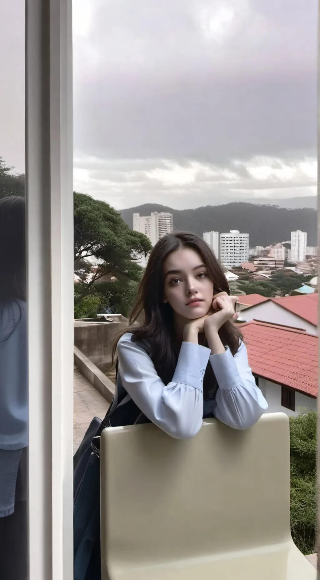 ai character: Kana  background